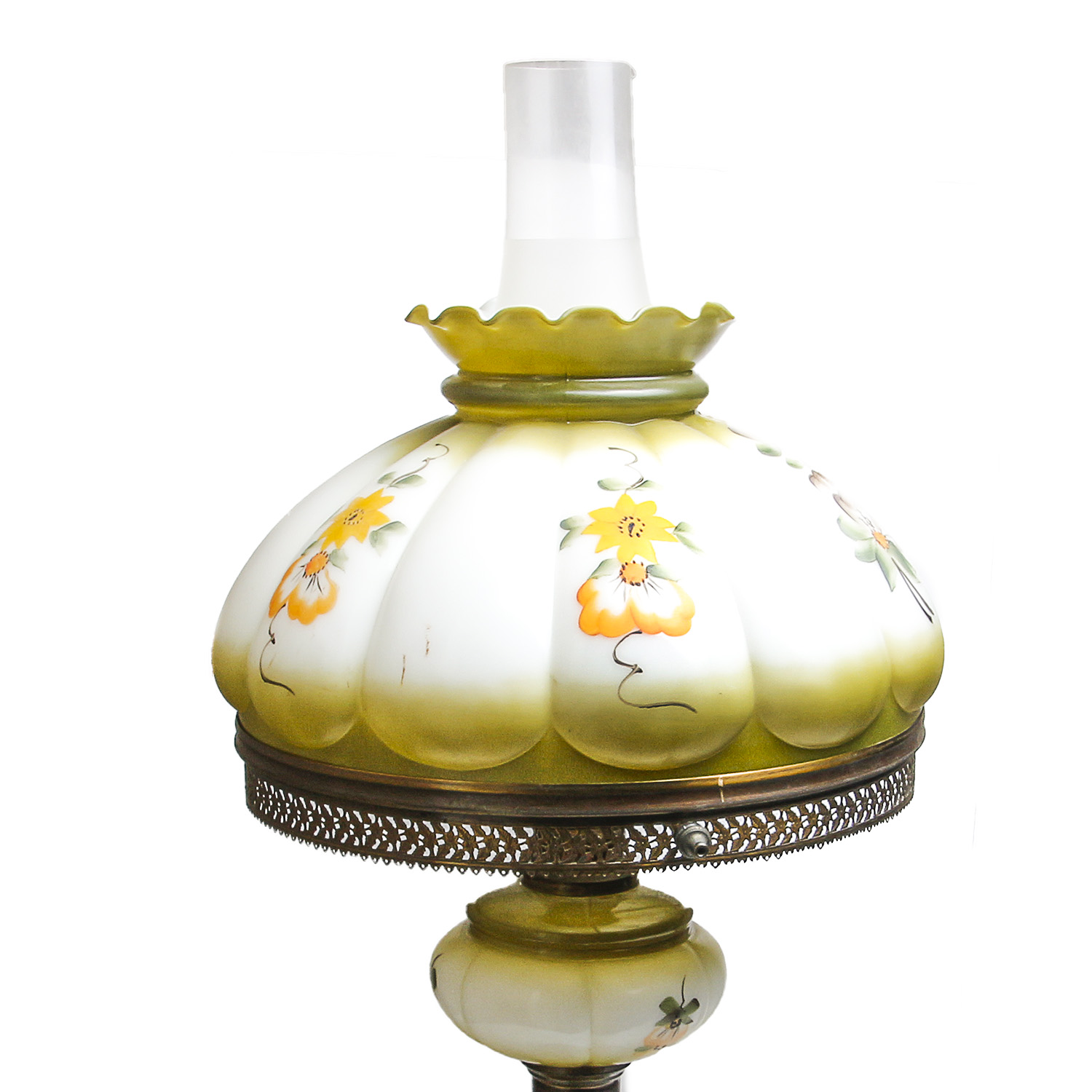 Vintage Electric Hurricane Lamp