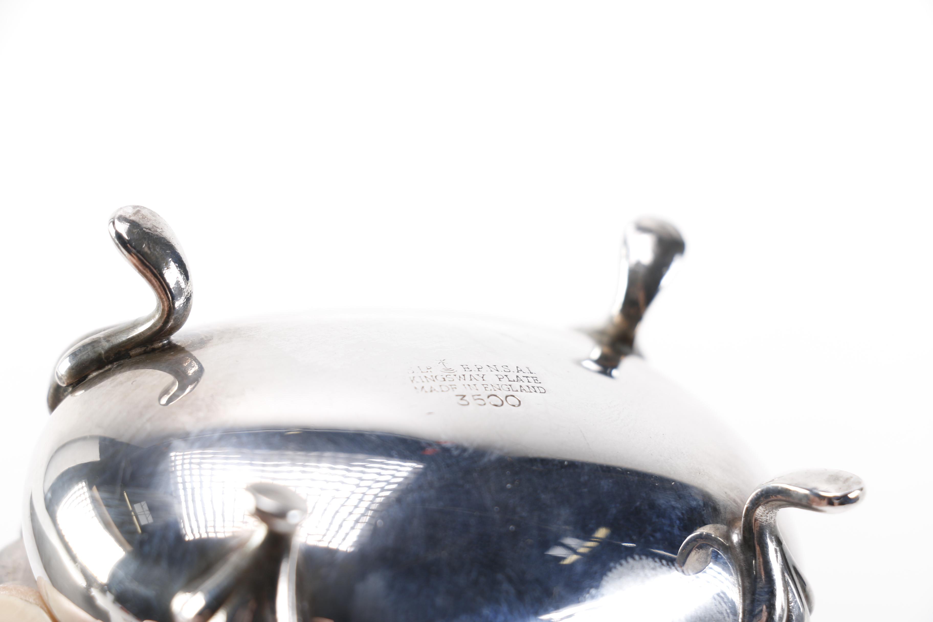 Silver Plate Tableware Featuring Kingsway Plate