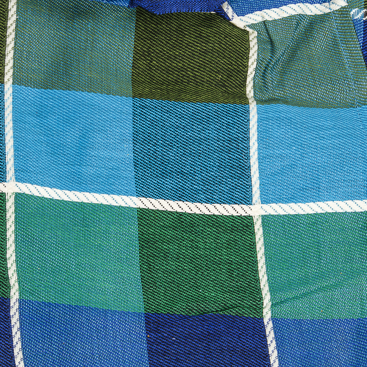 Collection of Mid-Century Fabric including Pillow Sham and Patchwork Rug