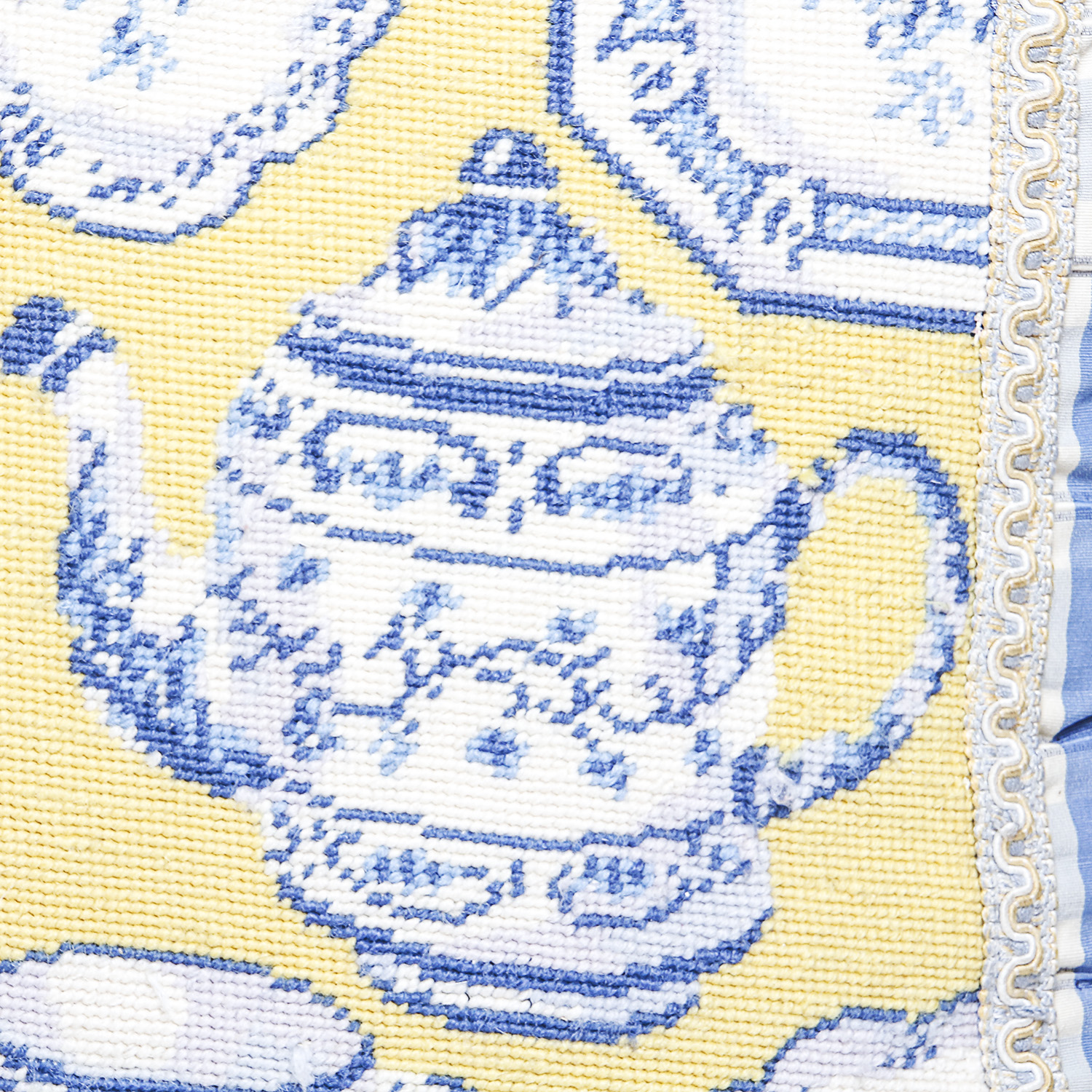 Collection of Decorative Pillows and Fabric Pieces