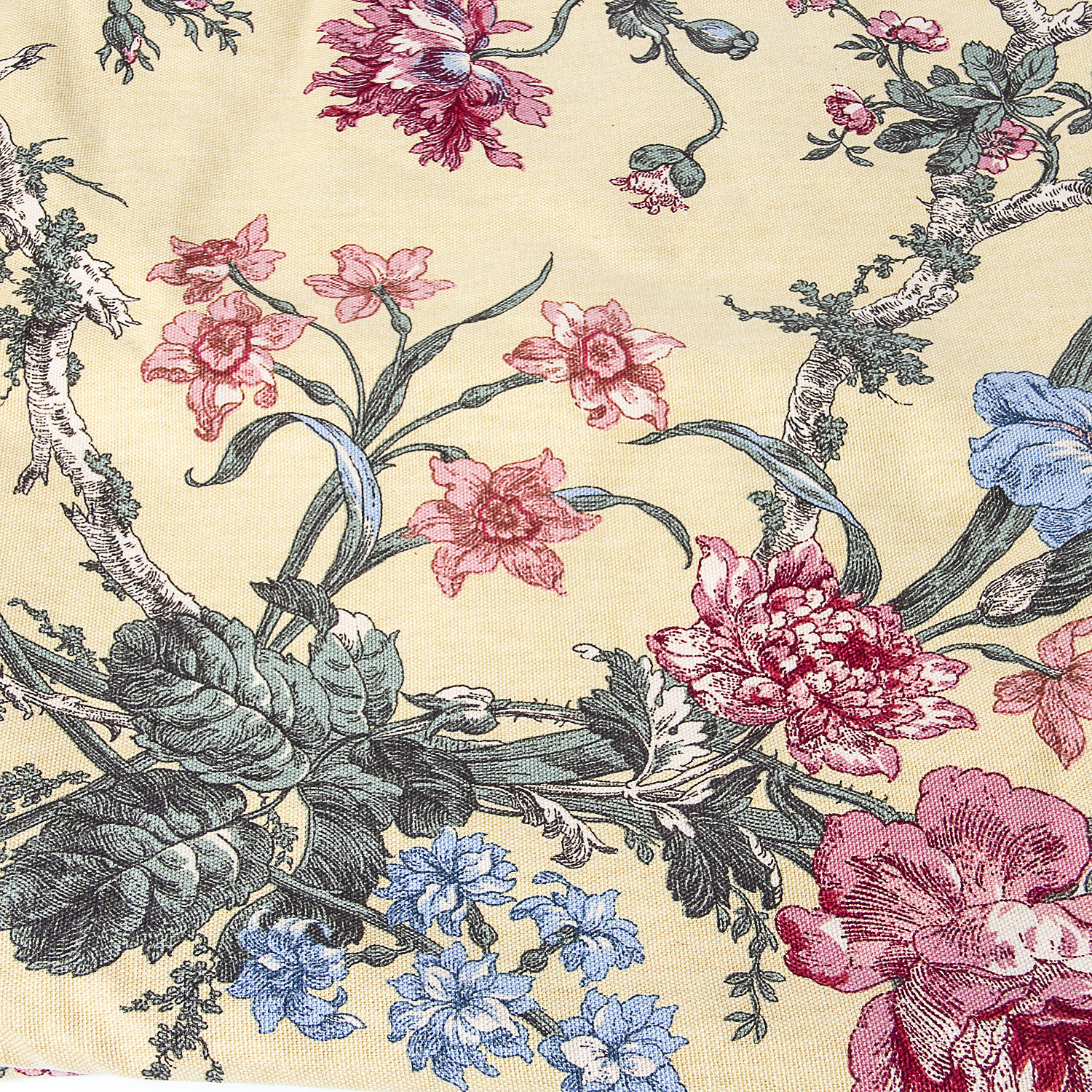 Collection of Decorative Pillows and Fabric Pieces