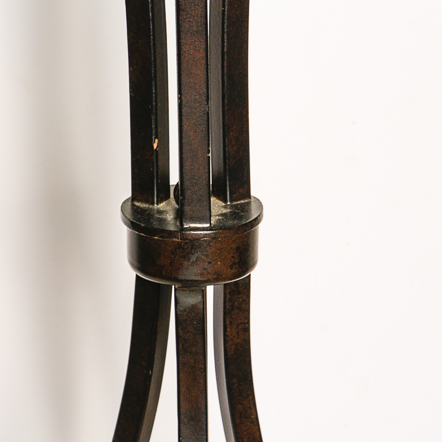 Neiman Marcus Horchow Wrought Iron and Crystal Floor Lamp