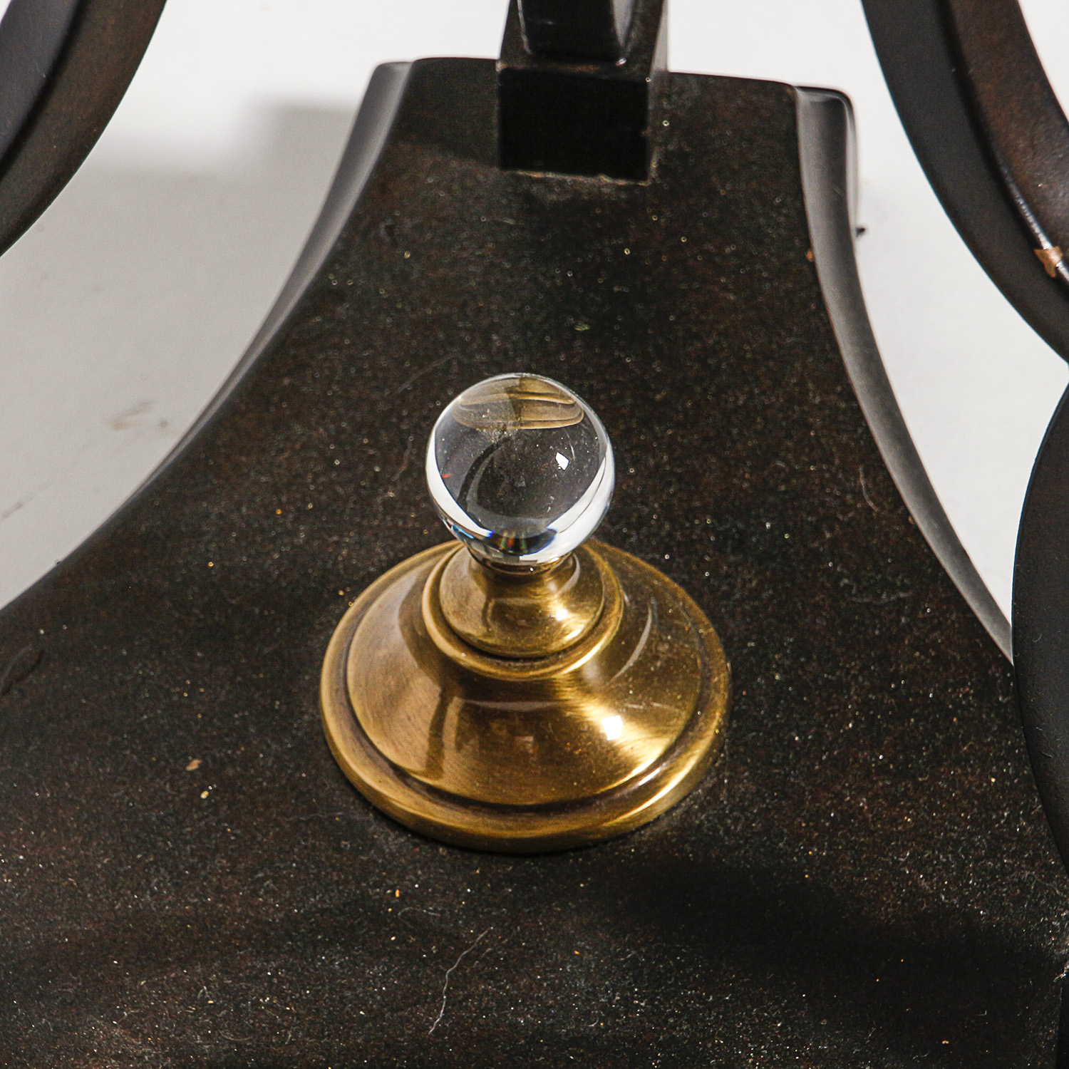 Neiman Marcus Horchow Wrought Iron and Crystal Floor Lamp