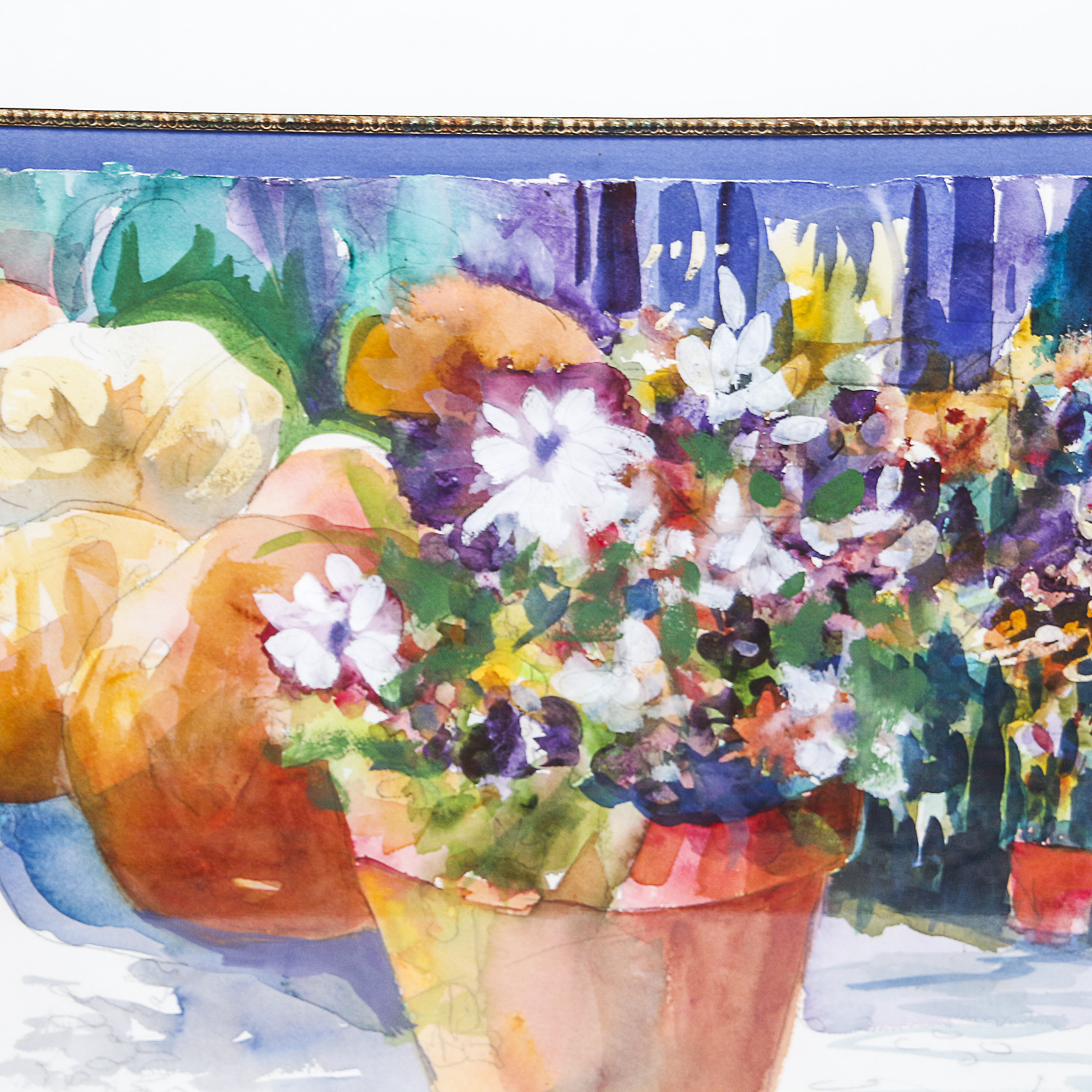 Original Floral Watercolor Painting by Carolyn Riegelman