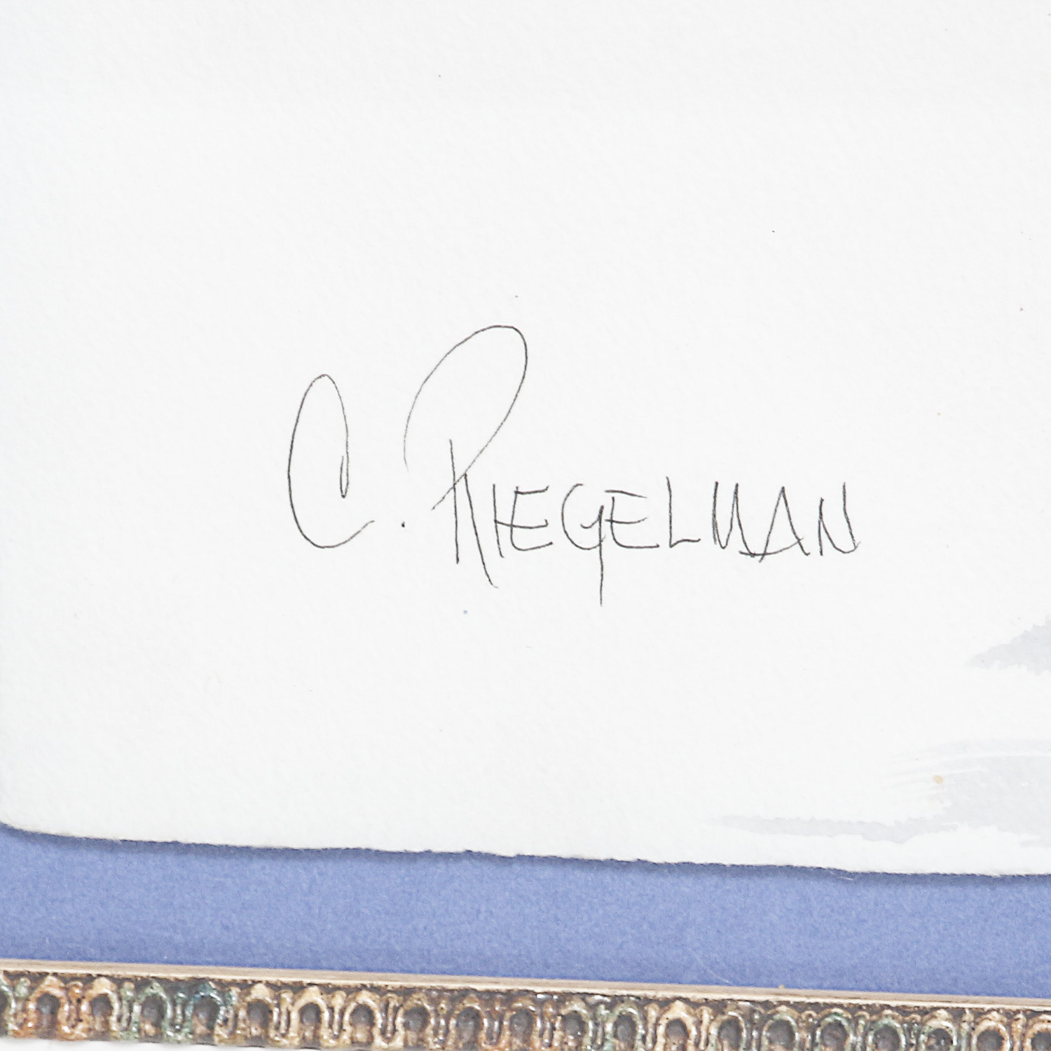 Original Floral Watercolor Painting by Carolyn Riegelman