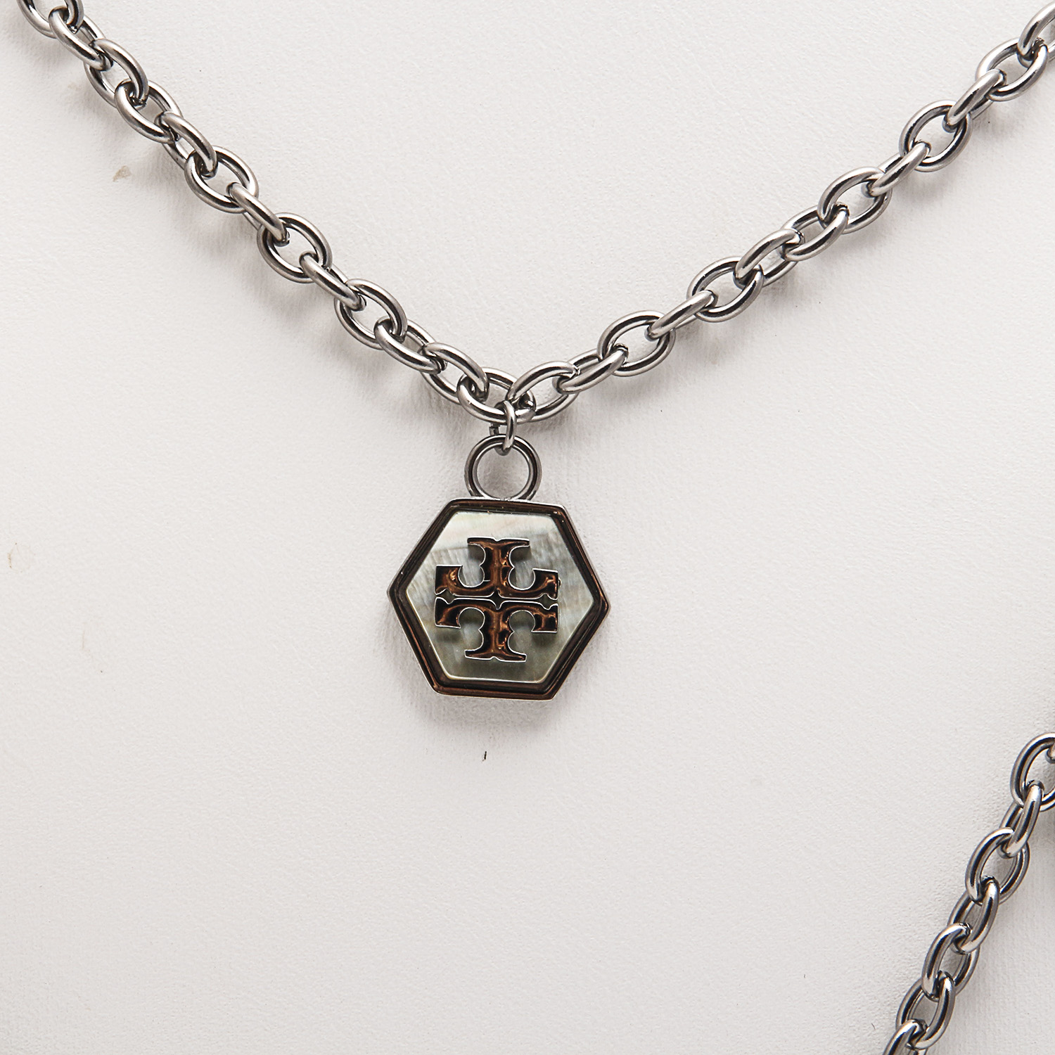 Tory Burch Mother of Pearl Necklace