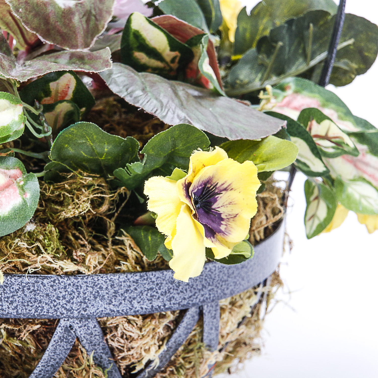 Pair of Custom Designed Floral Displays with a Venetian Glass Vase