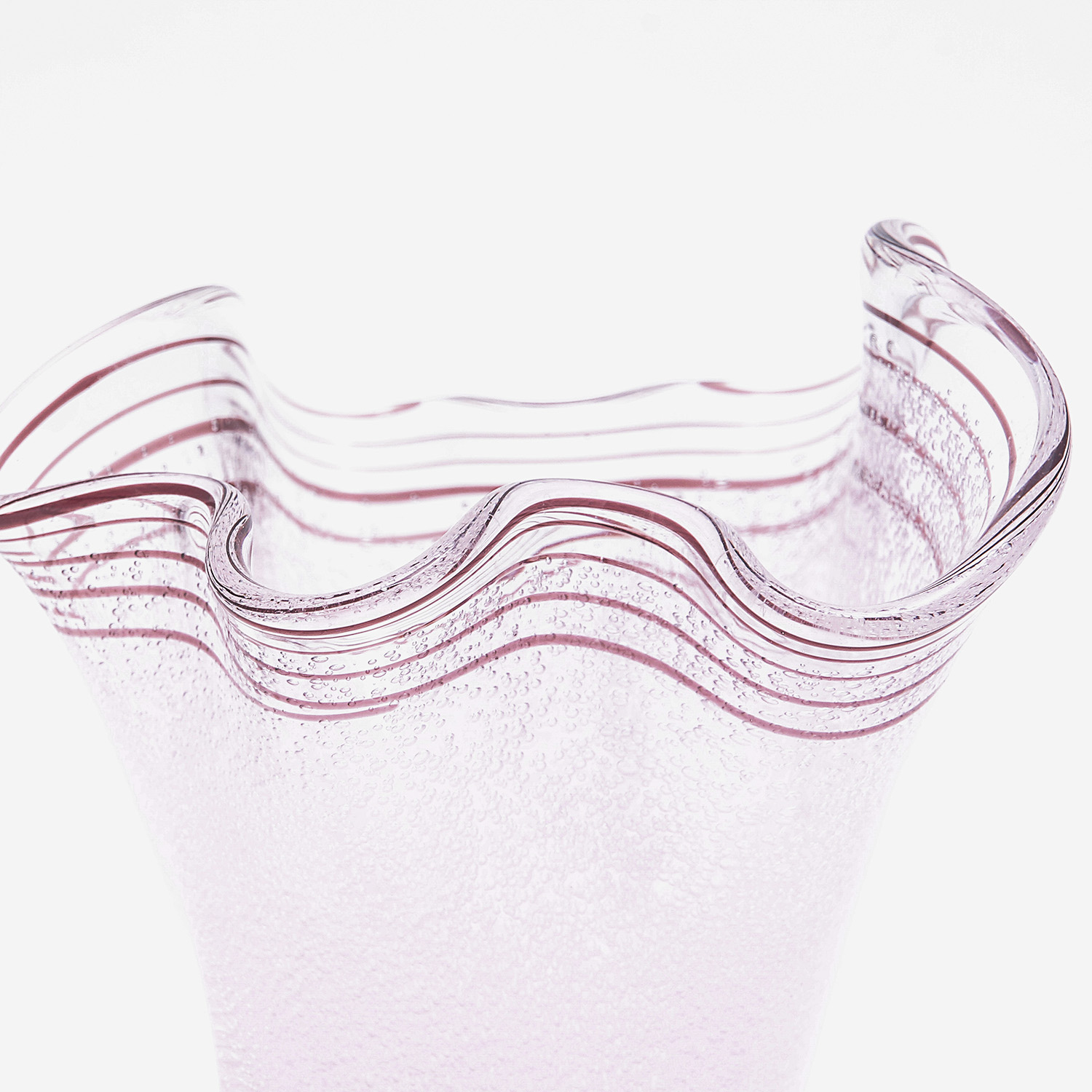 Pair of Custom Designed Floral Displays with a Venetian Glass Vase