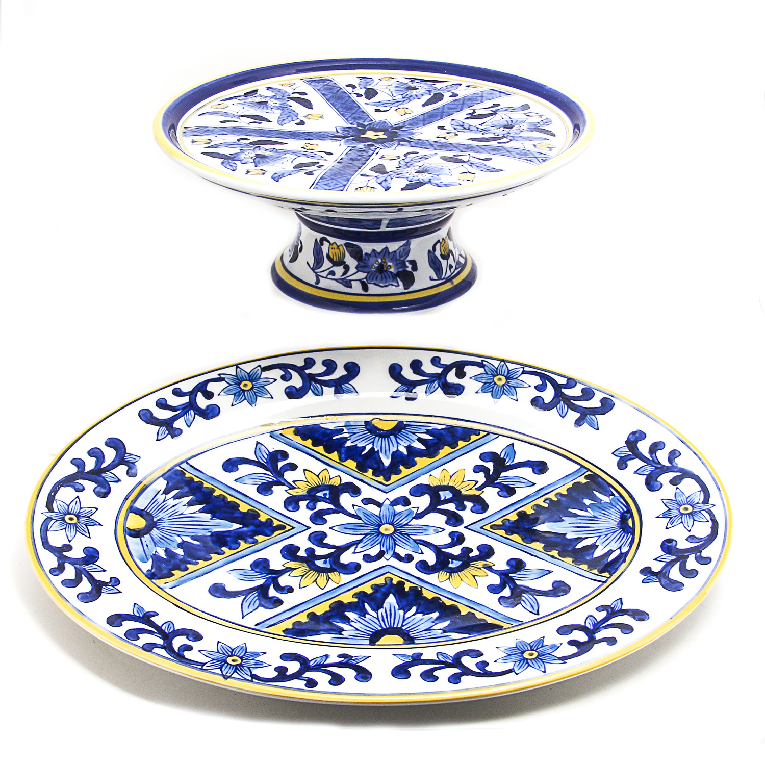 Asian Inspired Cake Platter and Serving Tray