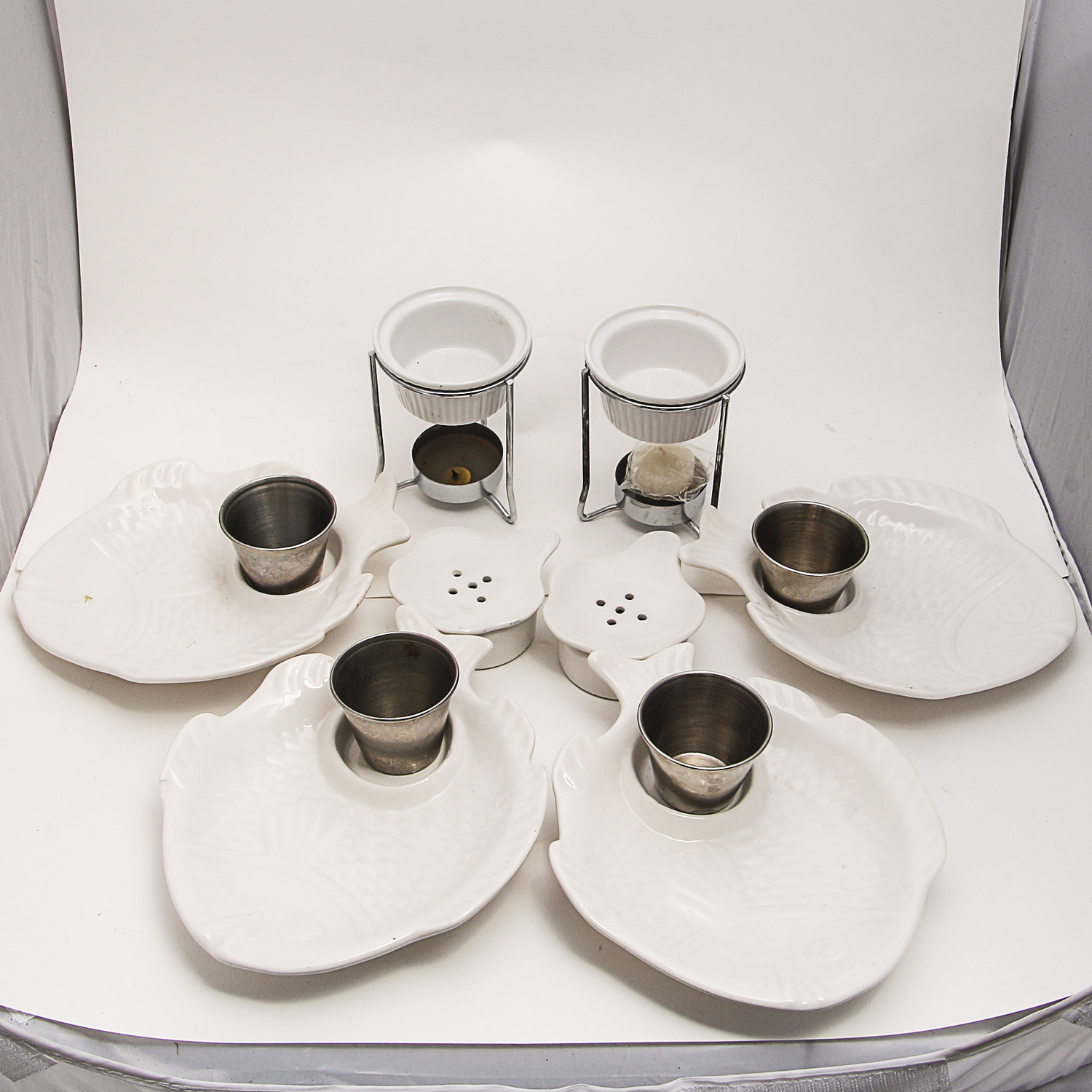 Collection of White Servingware