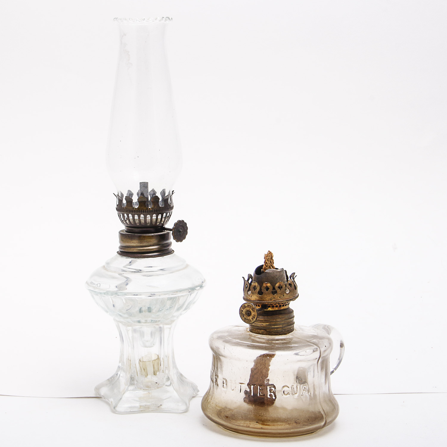 Collection of Vintage Silver Plated Tableware and Glass Lanterns