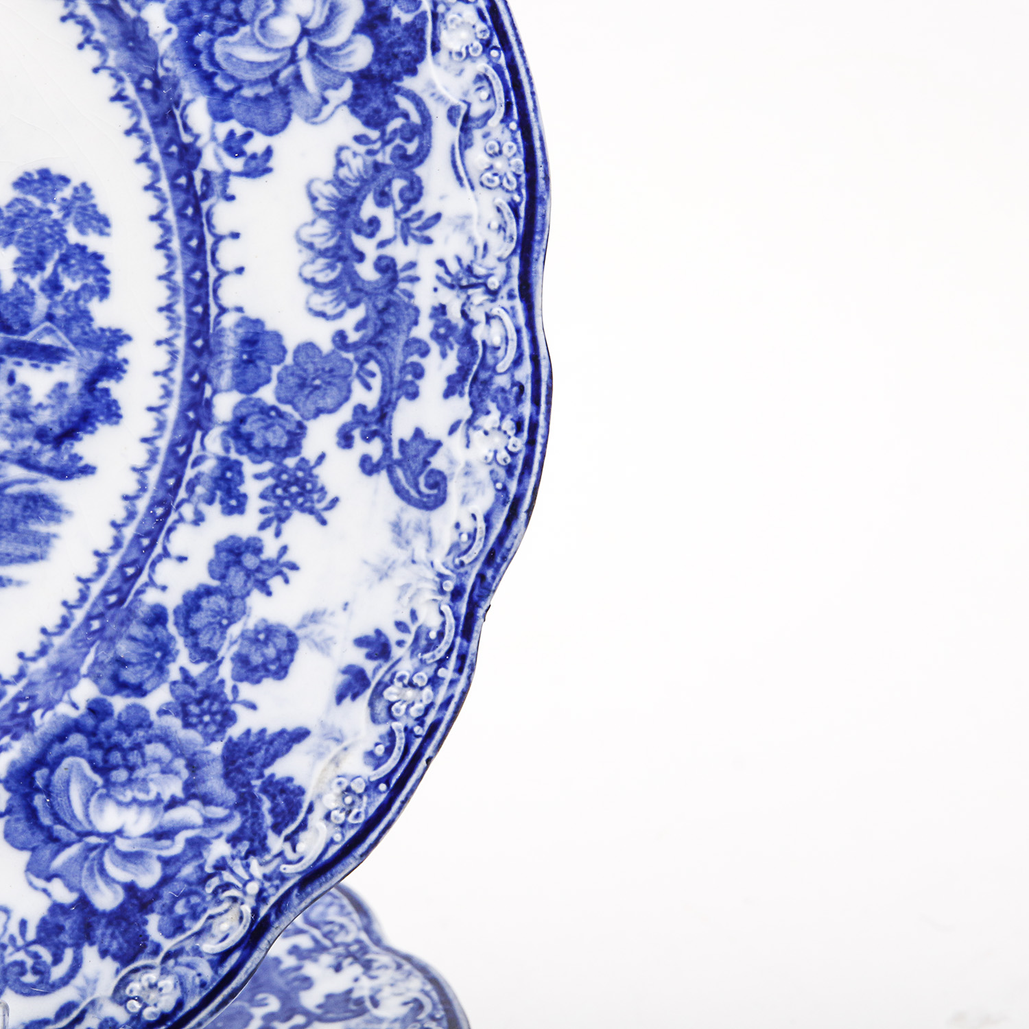Collection of Blue and White Asian Inspired Tableware and Home Decor