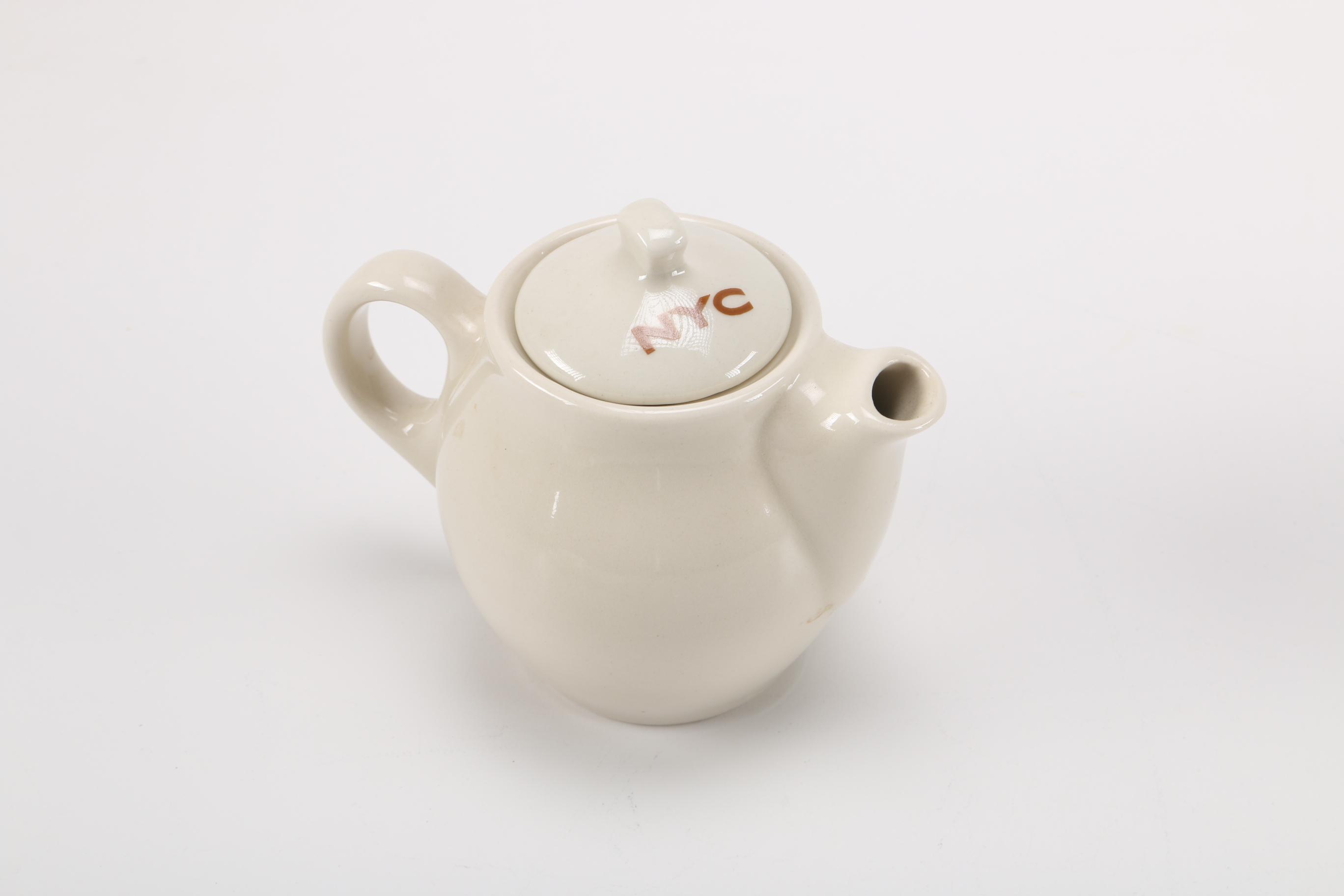 Vintage New York Central Railway System Syracuse Tableware in "Mercury Brown"