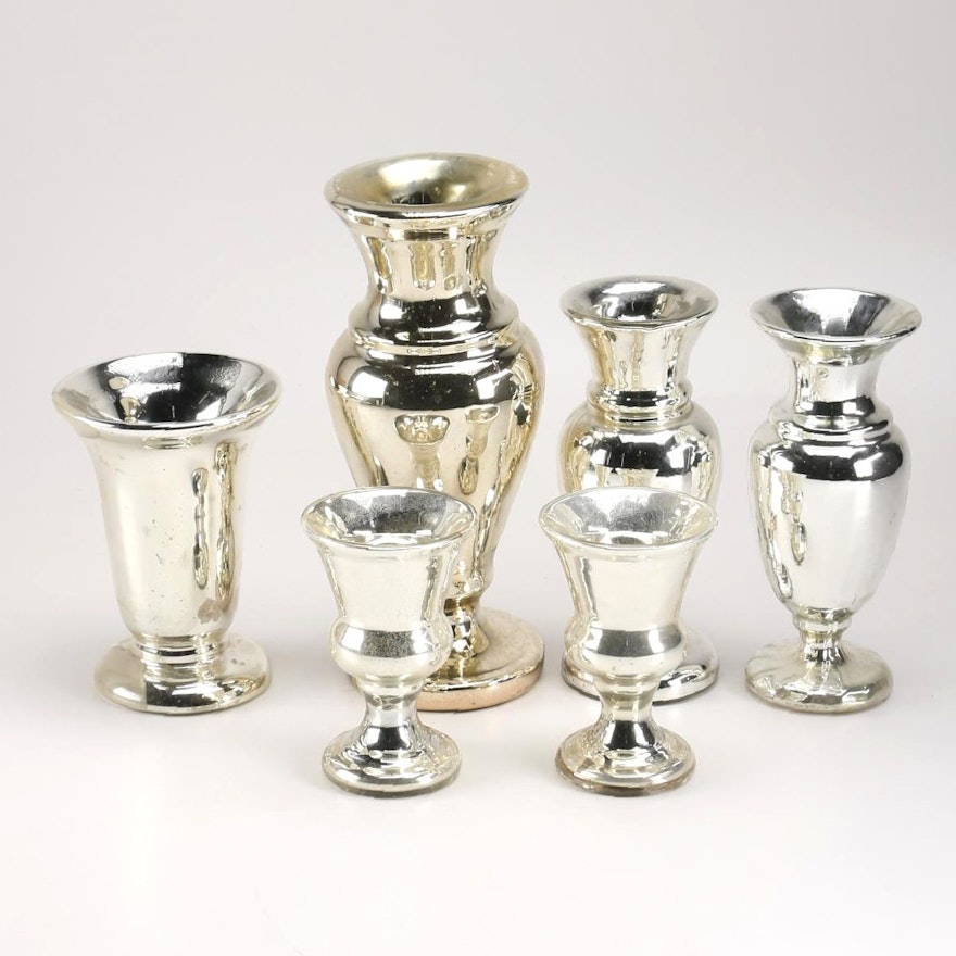 Mercury Glass Vases