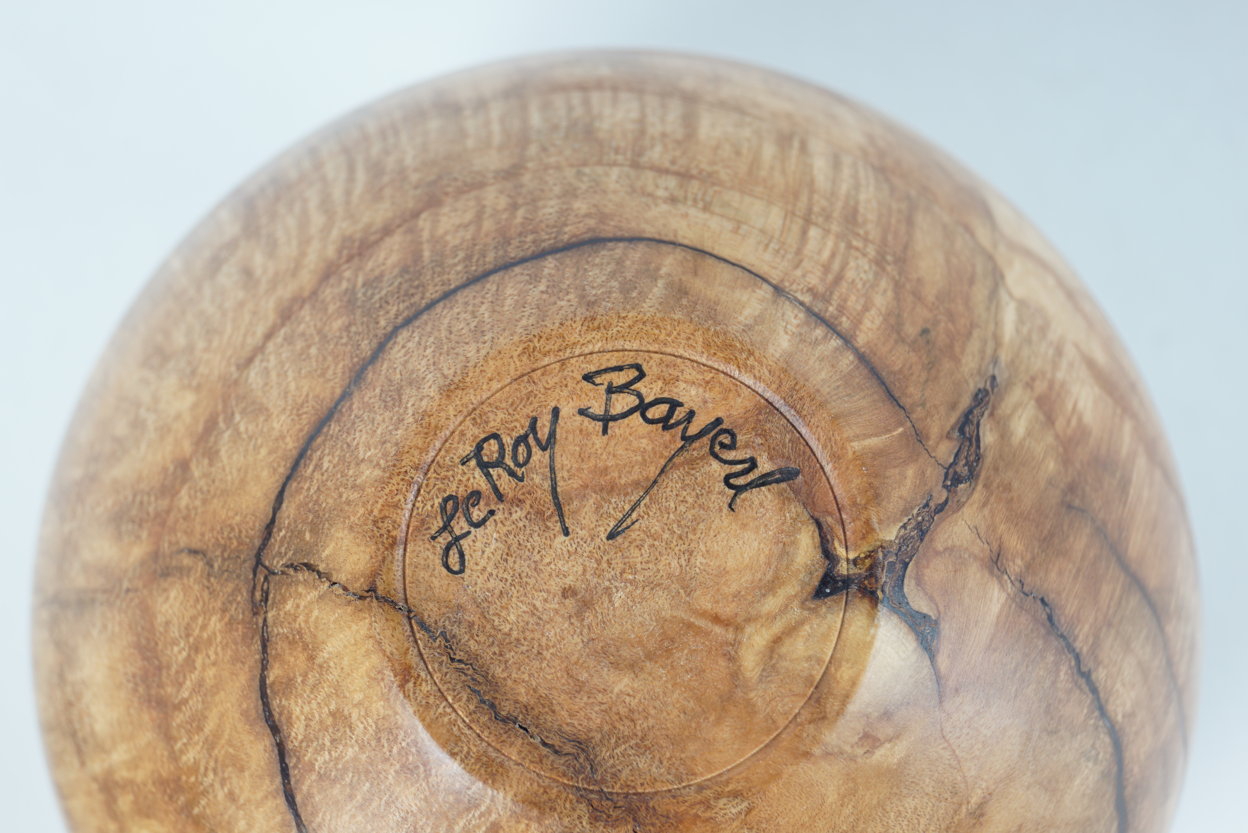 Collection of LeRoy Bayerl Wood Turned Bowls