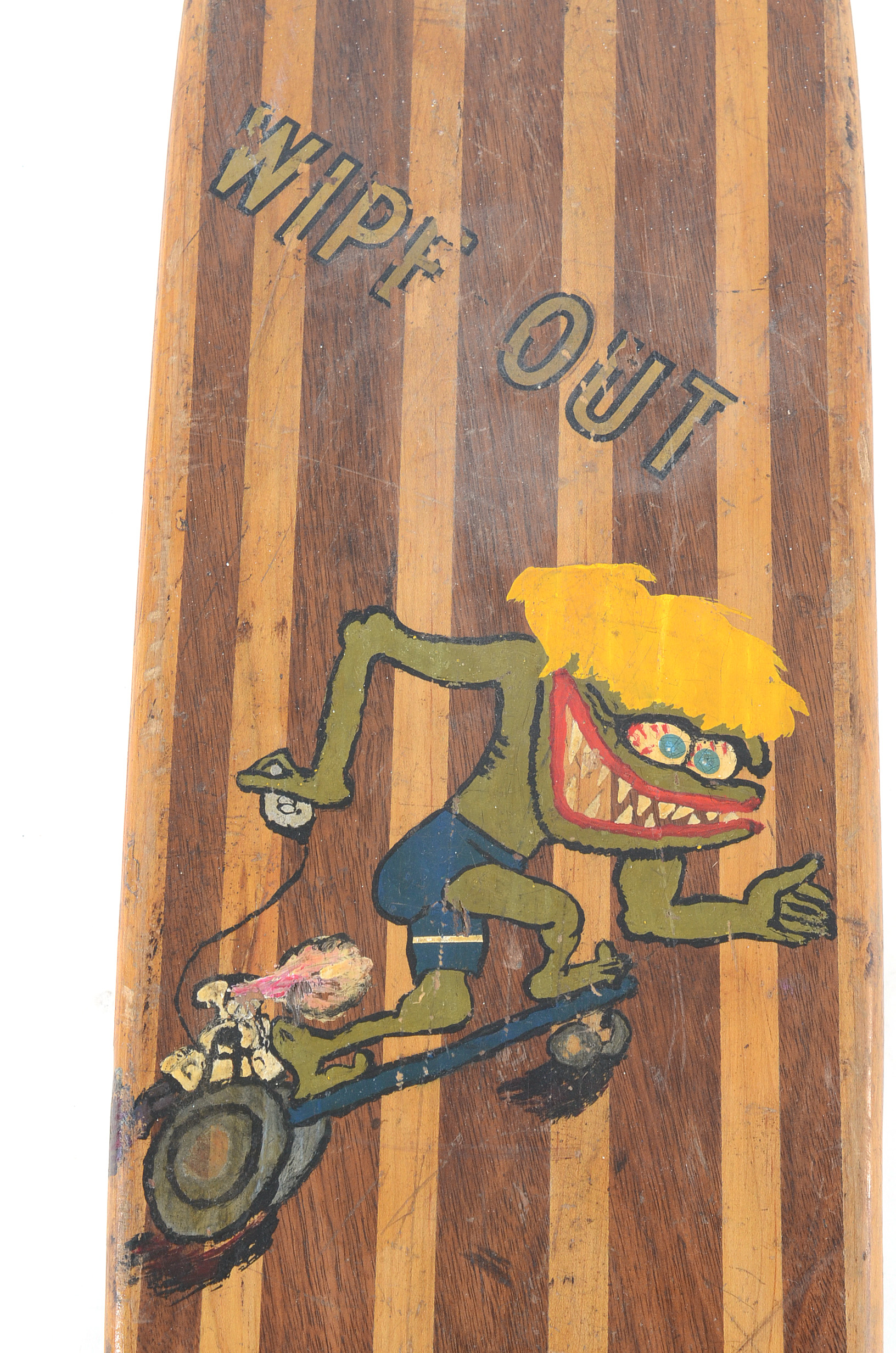 Vintage Home-Made Skateboard