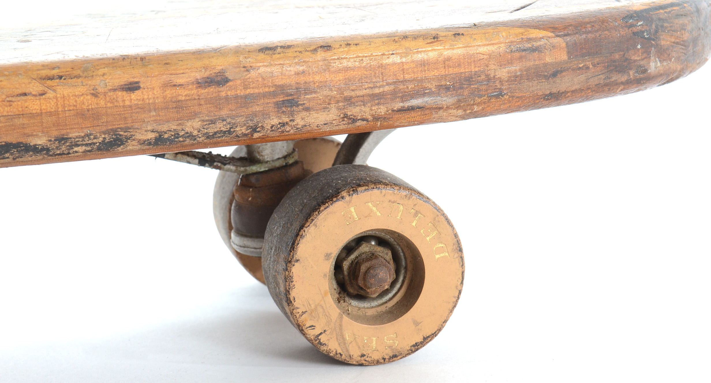 Vintage Home-Made Skateboard