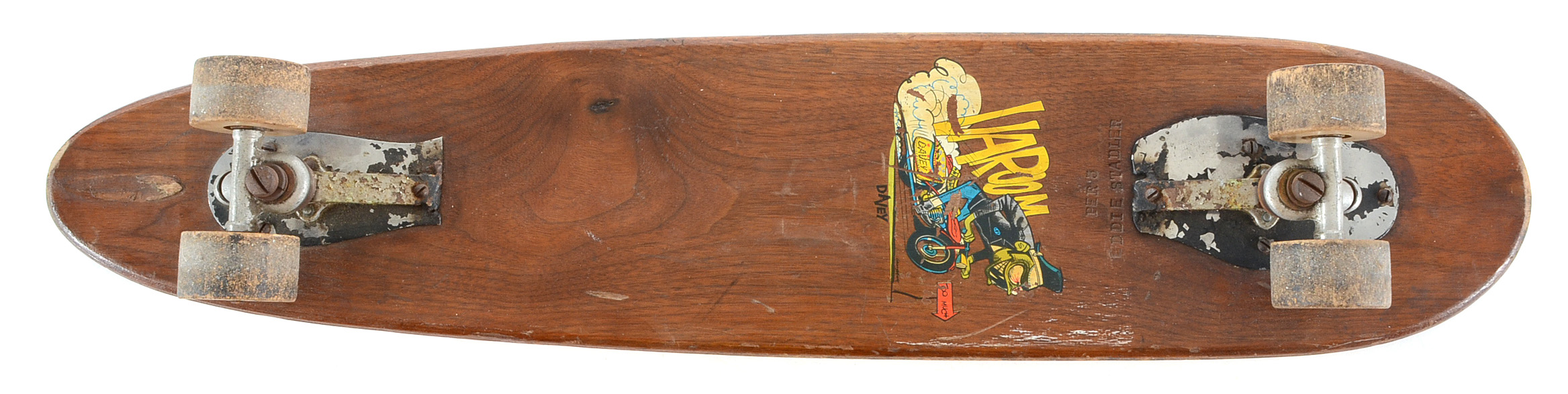 Vintage Home-Made Skateboard