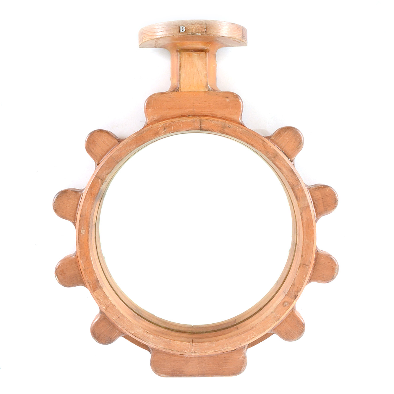 Pine Industrial Gear Mold / Mirror