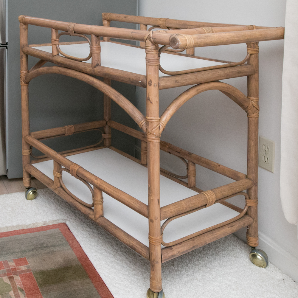 Rattan Bar Cart