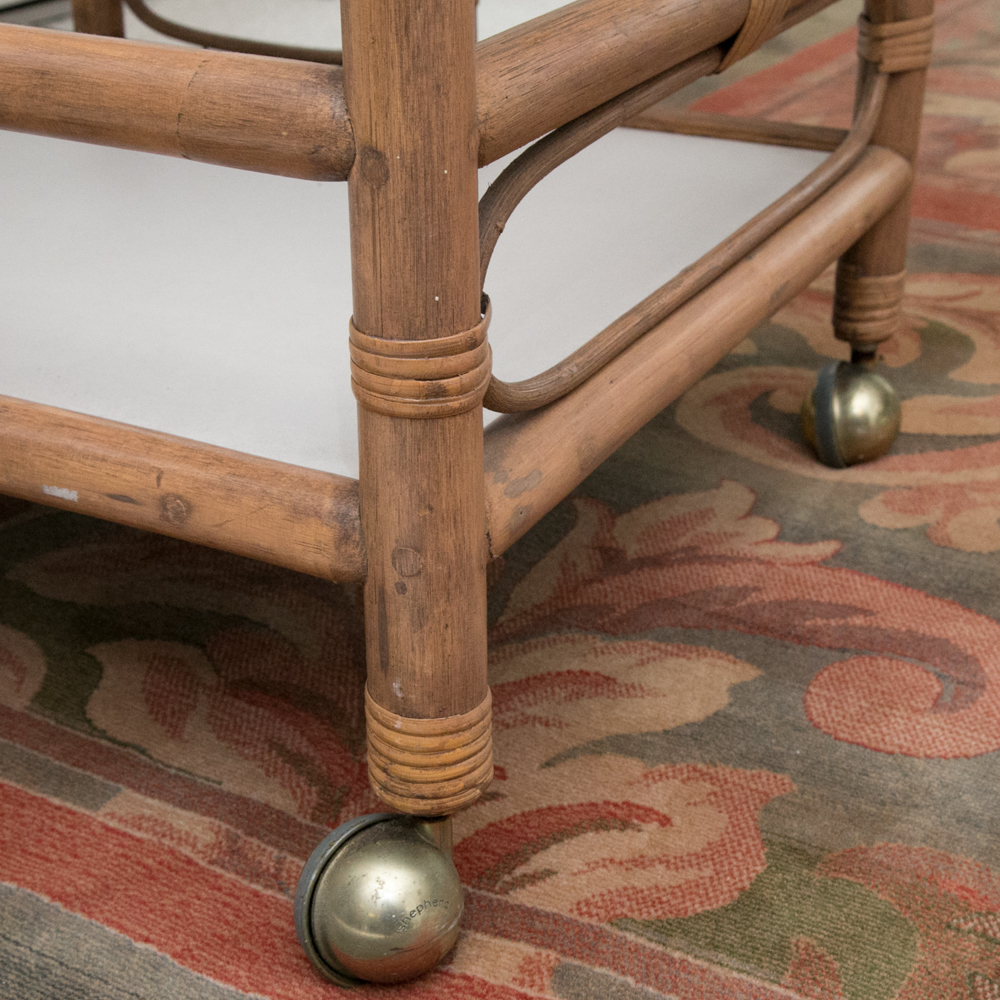 Rattan Bar Cart