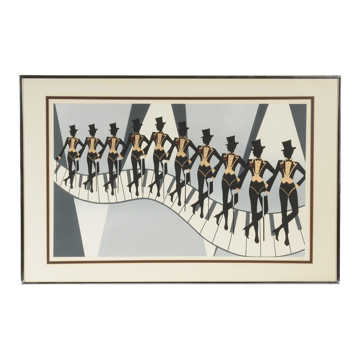 Fox Signed Limited Edition Serigraph "Dancin"