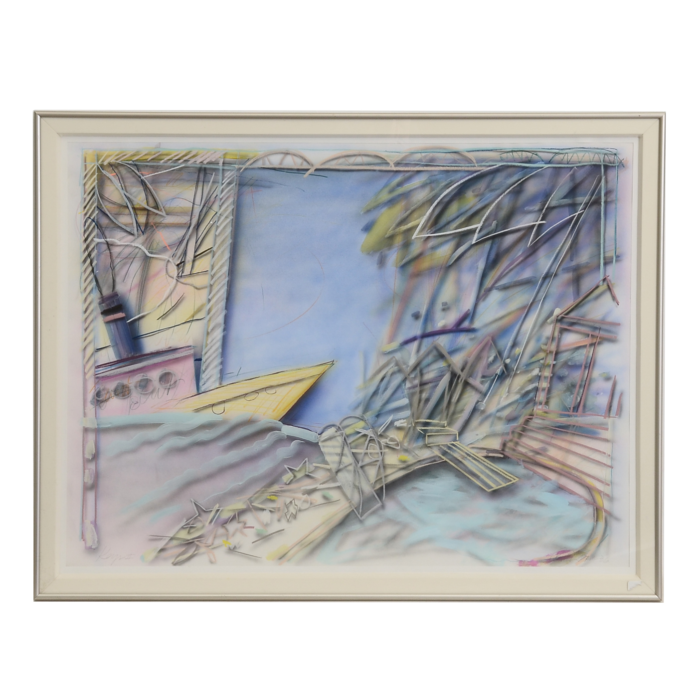 Rick Paul Original Mixed Media on Paper