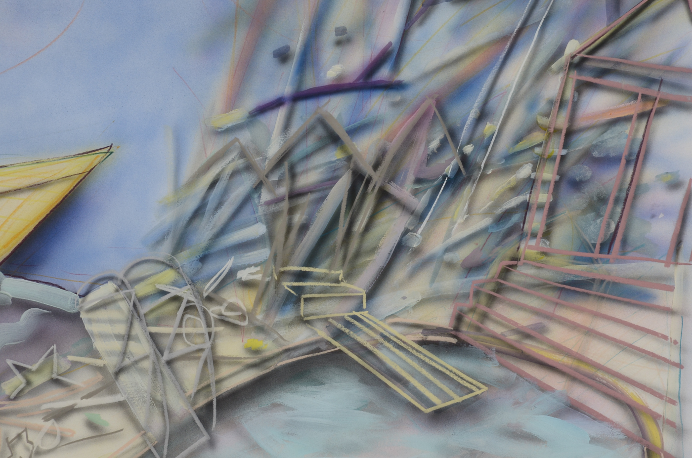 Rick Paul Original Mixed Media on Paper