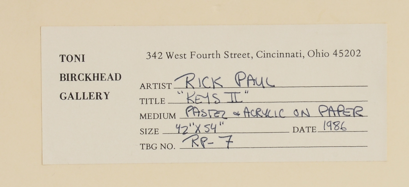 Rick Paul Original Mixed Media on Paper