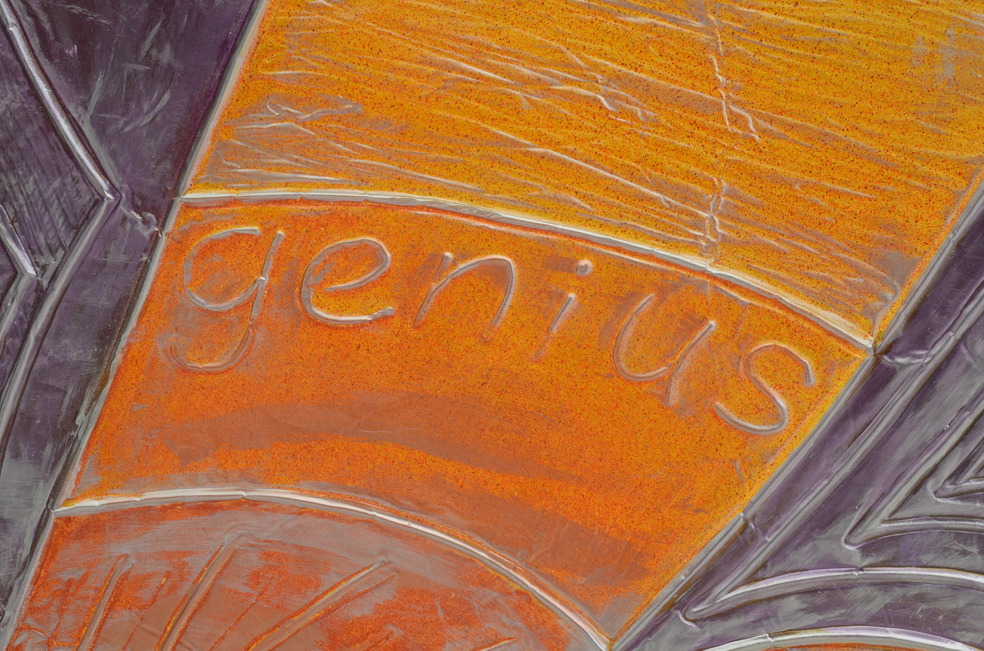 Large-Scale Embossed Acrylic Sheet Inspirational Office Artwork