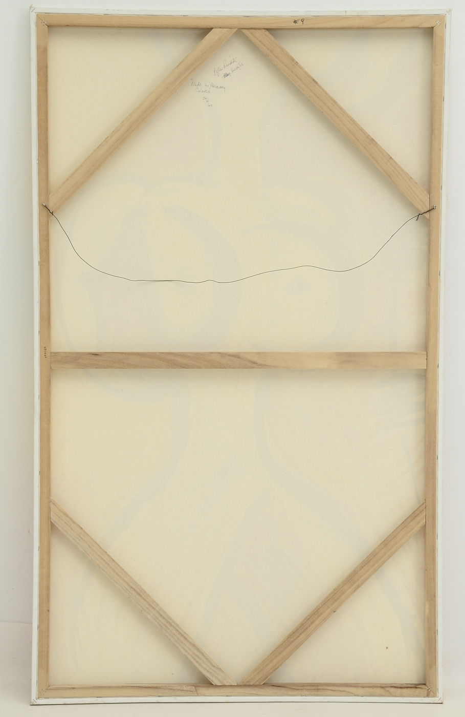 Phyllis Rinaldi Original Large-Scale Acrylic on Canvas "Nude in Primary Colors"