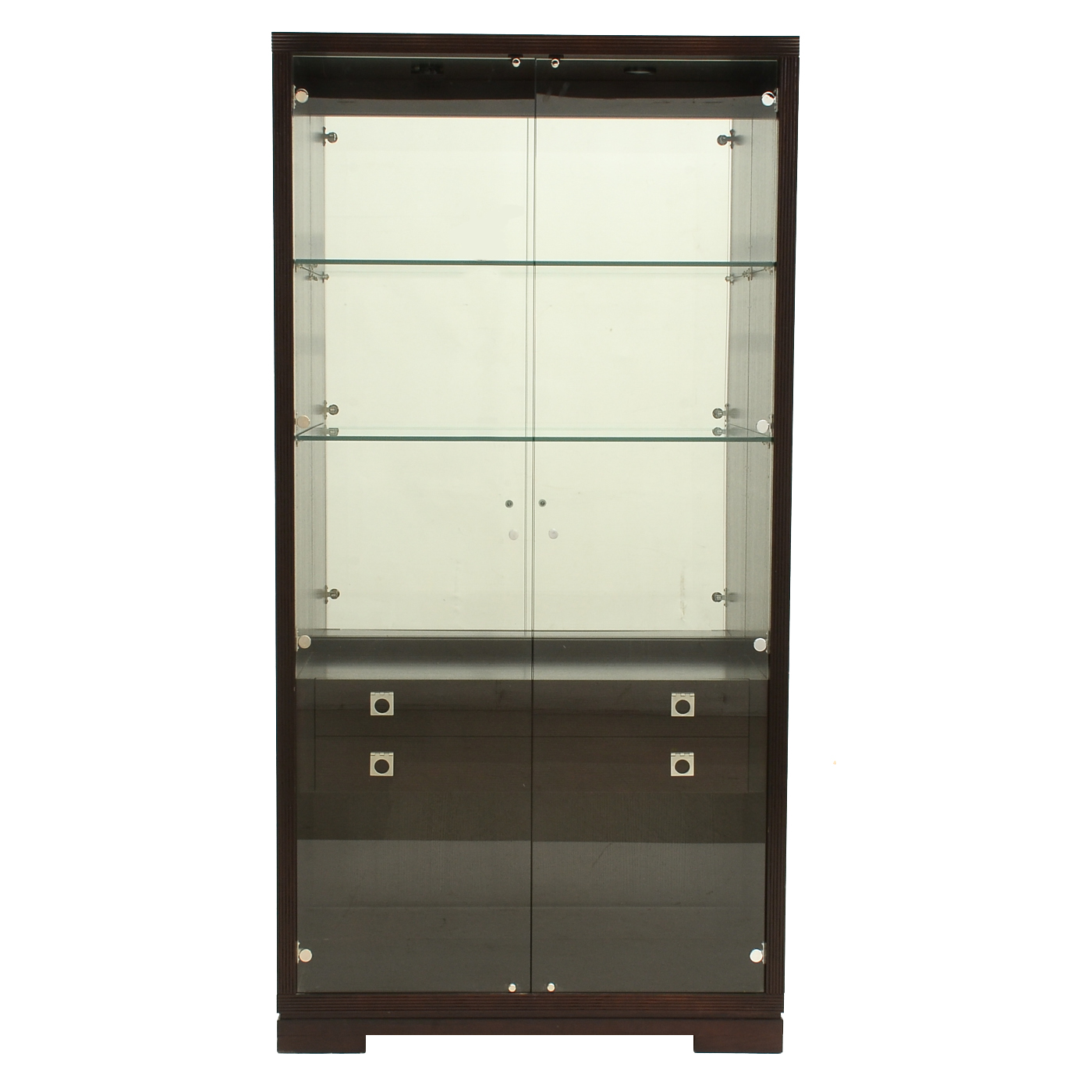Michael Weiss Ebonized Ash Display Cabinet