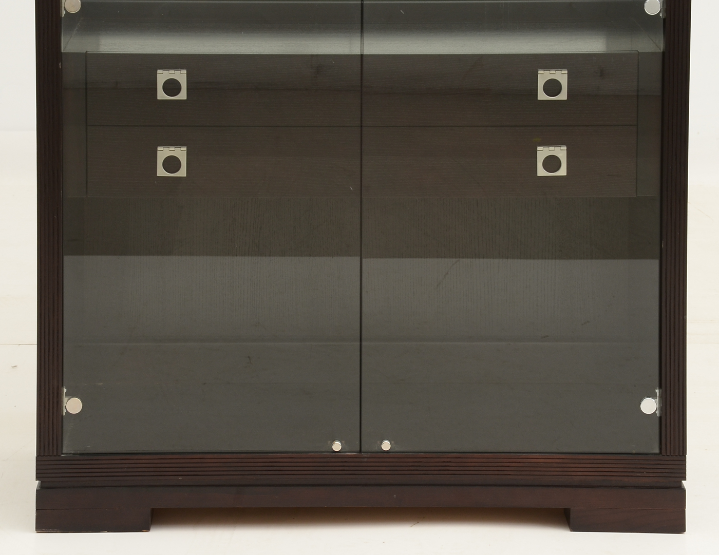 Michael Weiss Ebonized Ash Display Cabinet