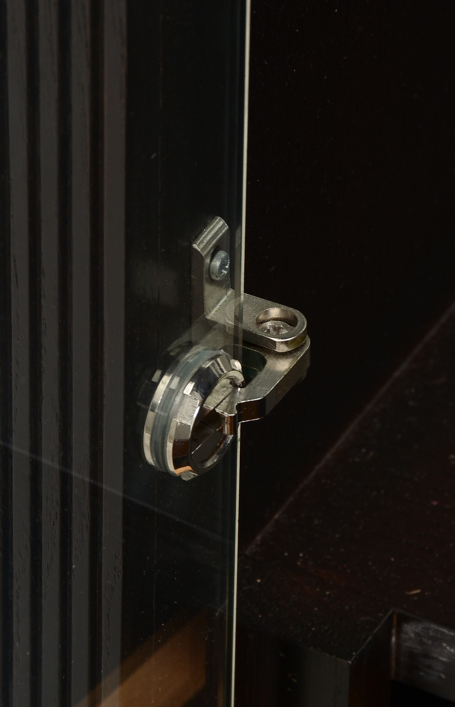 Michael Weiss Ebonized Ash Display Cabinet