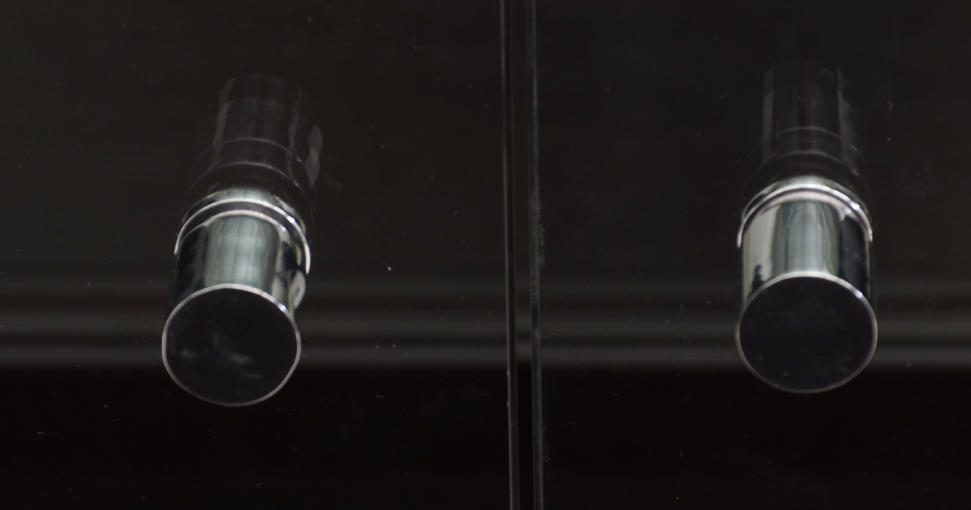 Michael Weiss Ebonized Ash Display Cabinet