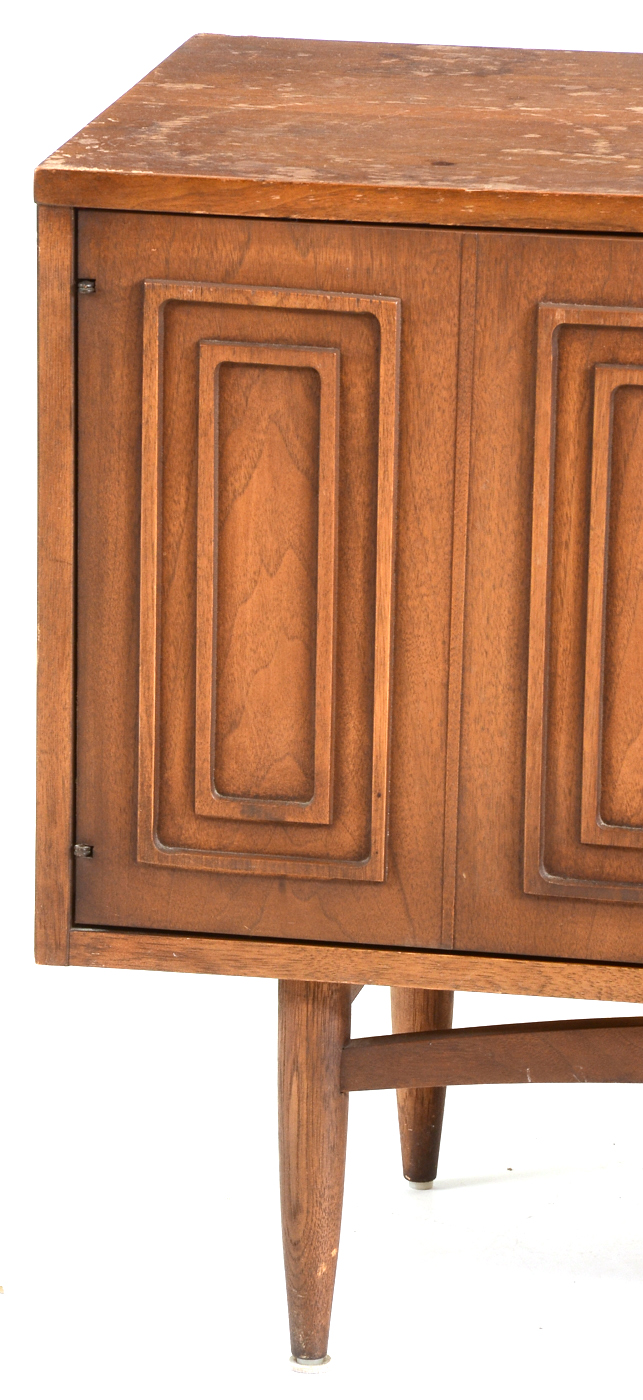 "Sculptra" Walnut Credenza by Broyhill