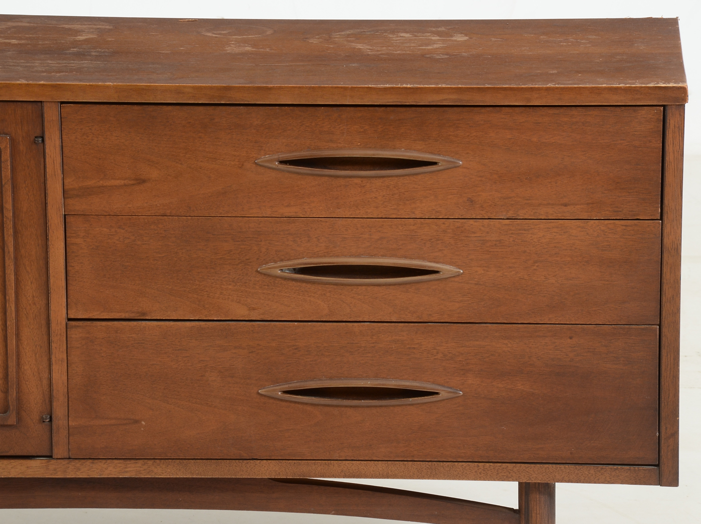 "Sculptra" Walnut Credenza by Broyhill