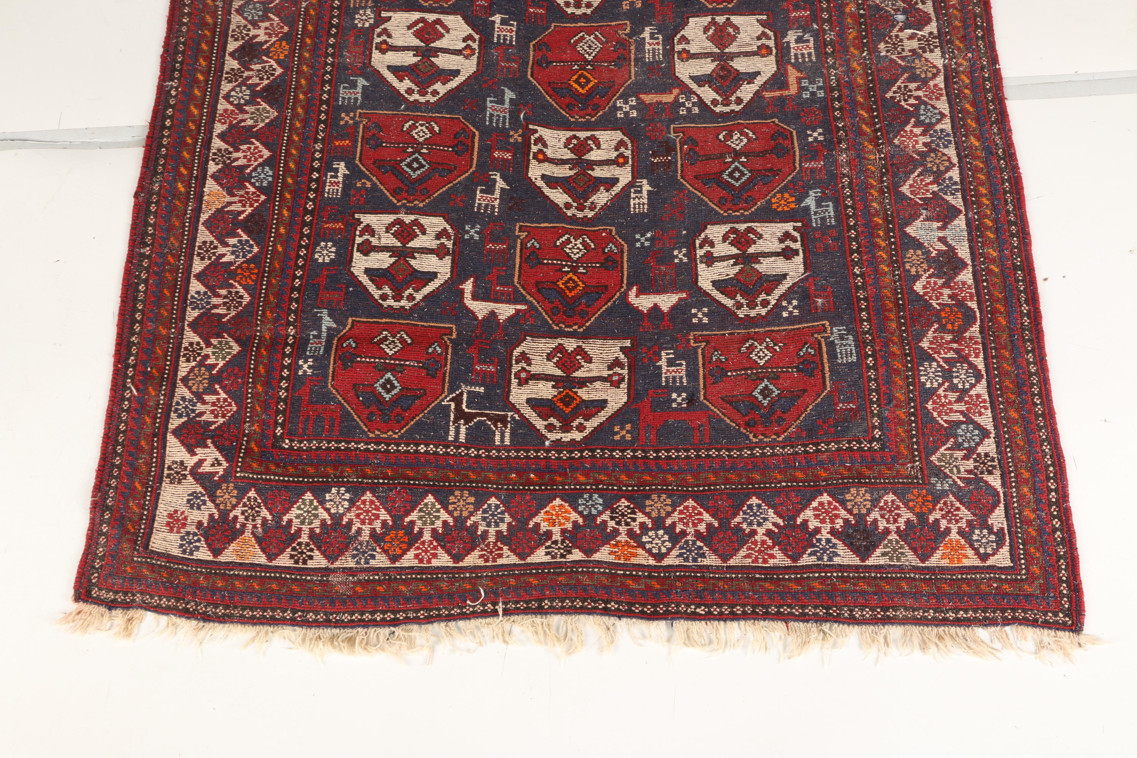 Handwoven Afshari Wool Area Rug