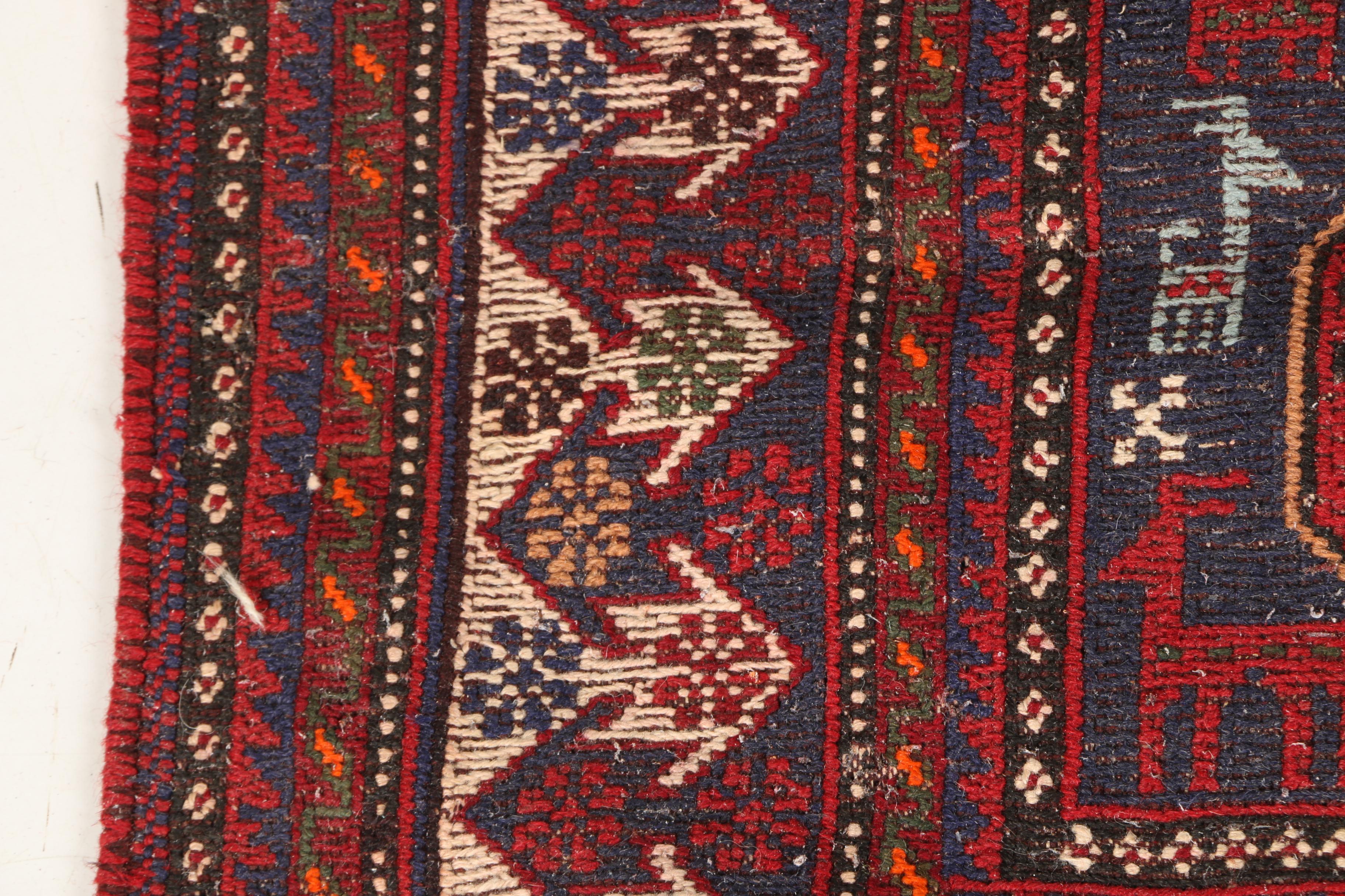 Handwoven Afshari Wool Area Rug