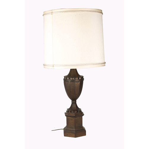 Bronze Tone Metal Table Lamp