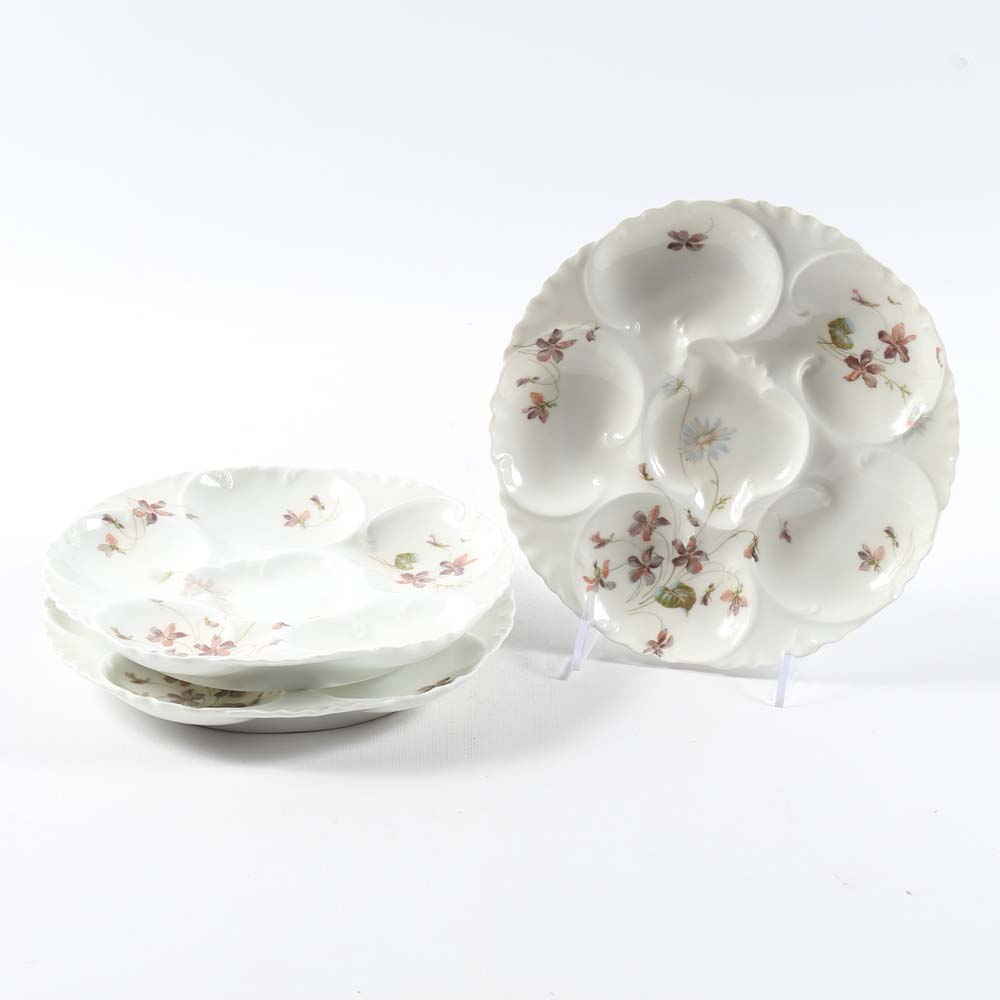 Haviland Limoges French Oyster Plates
