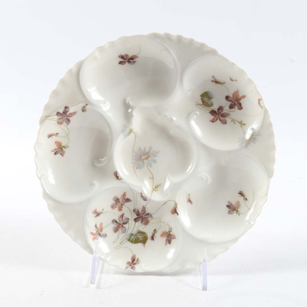Haviland Limoges French Oyster Plates