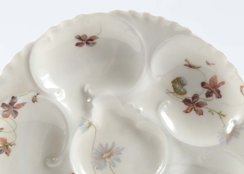 Haviland Limoges French Oyster Plates