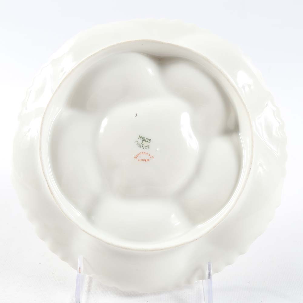 Haviland Limoges French Oyster Plates