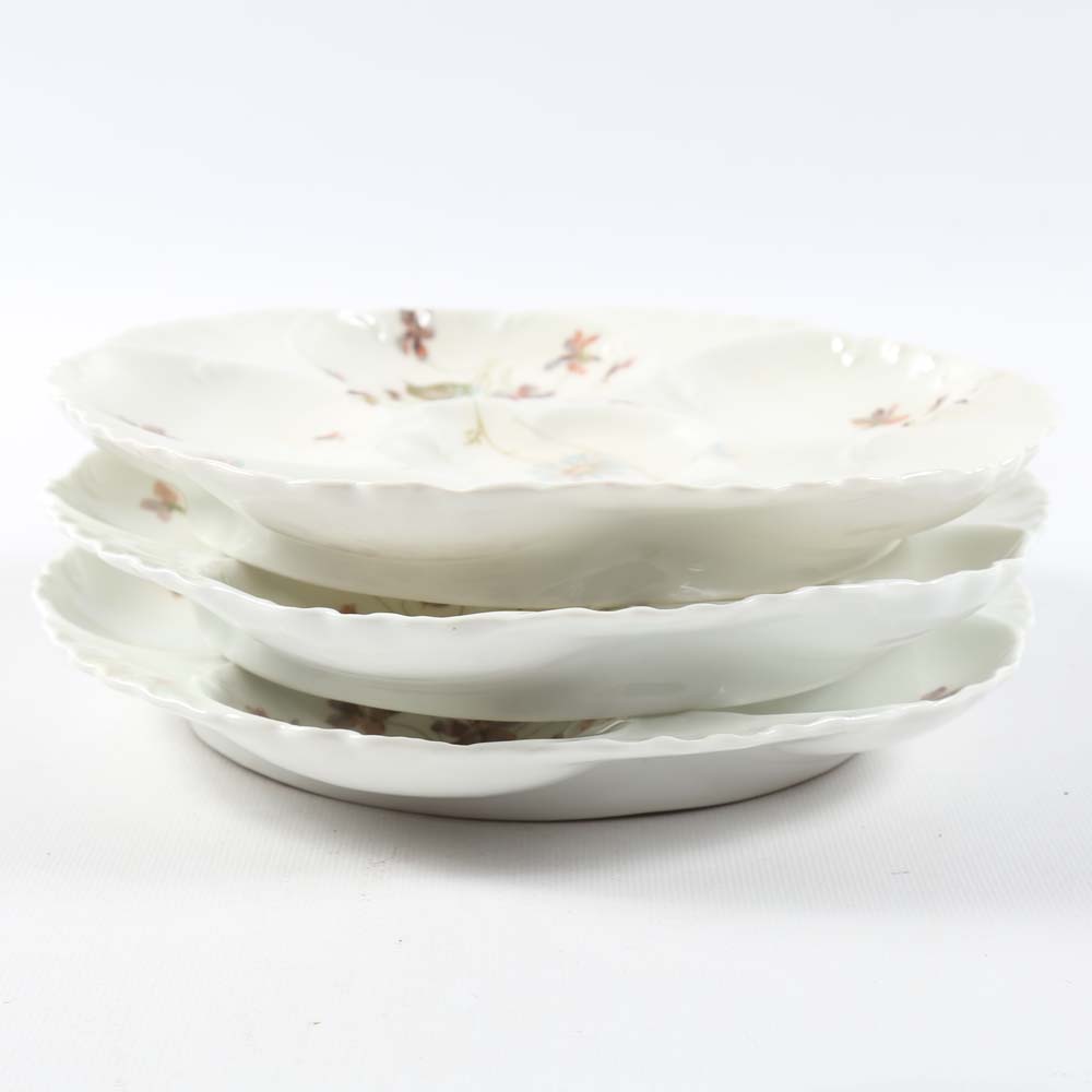 Haviland Limoges French Oyster Plates