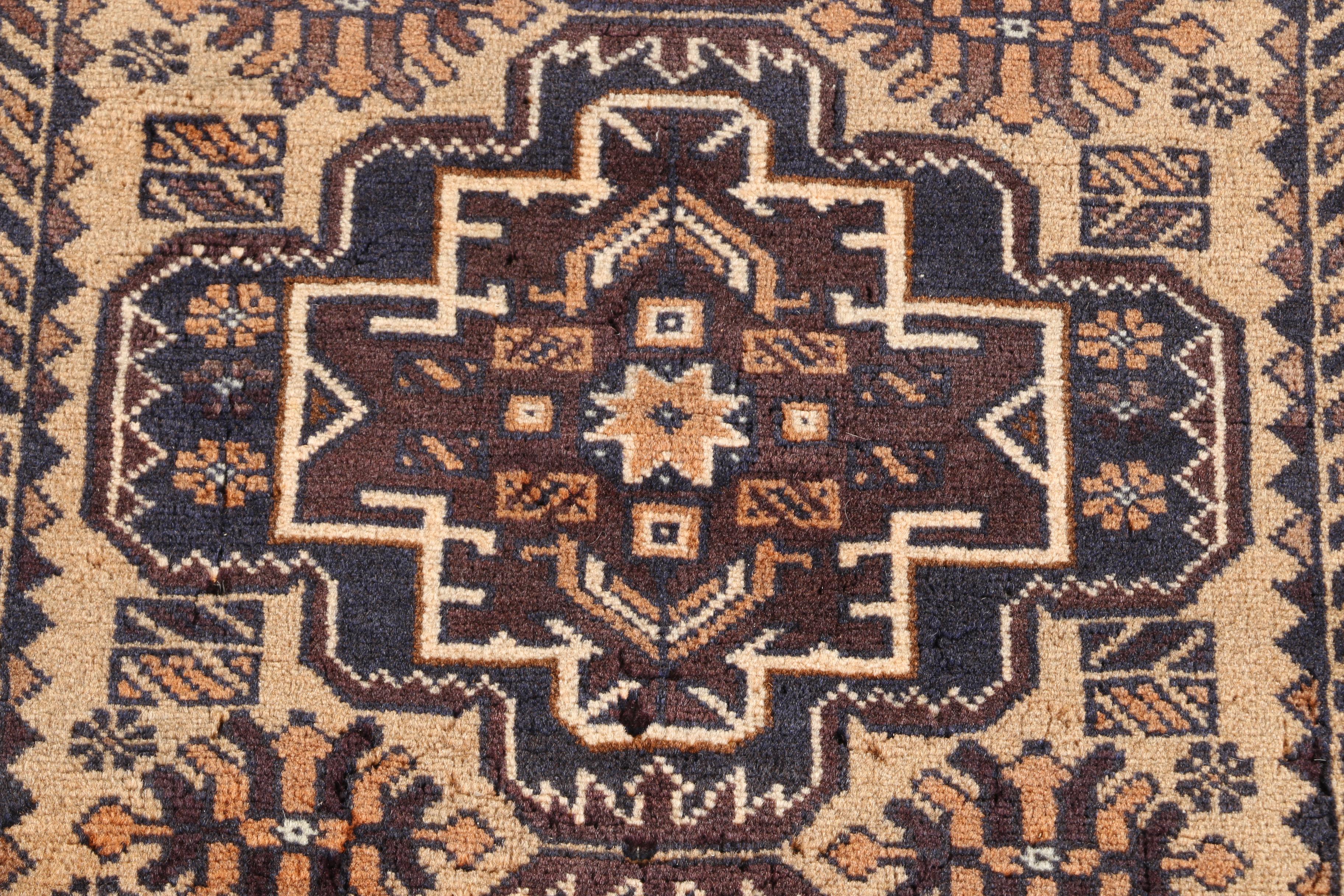 Hand-Knotted Pakistani Tribal Area Rug