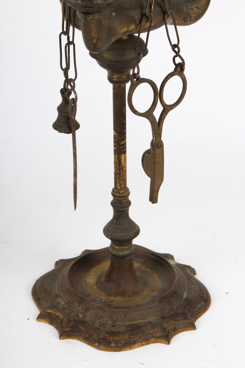 Vintage Brass Oil Lamps