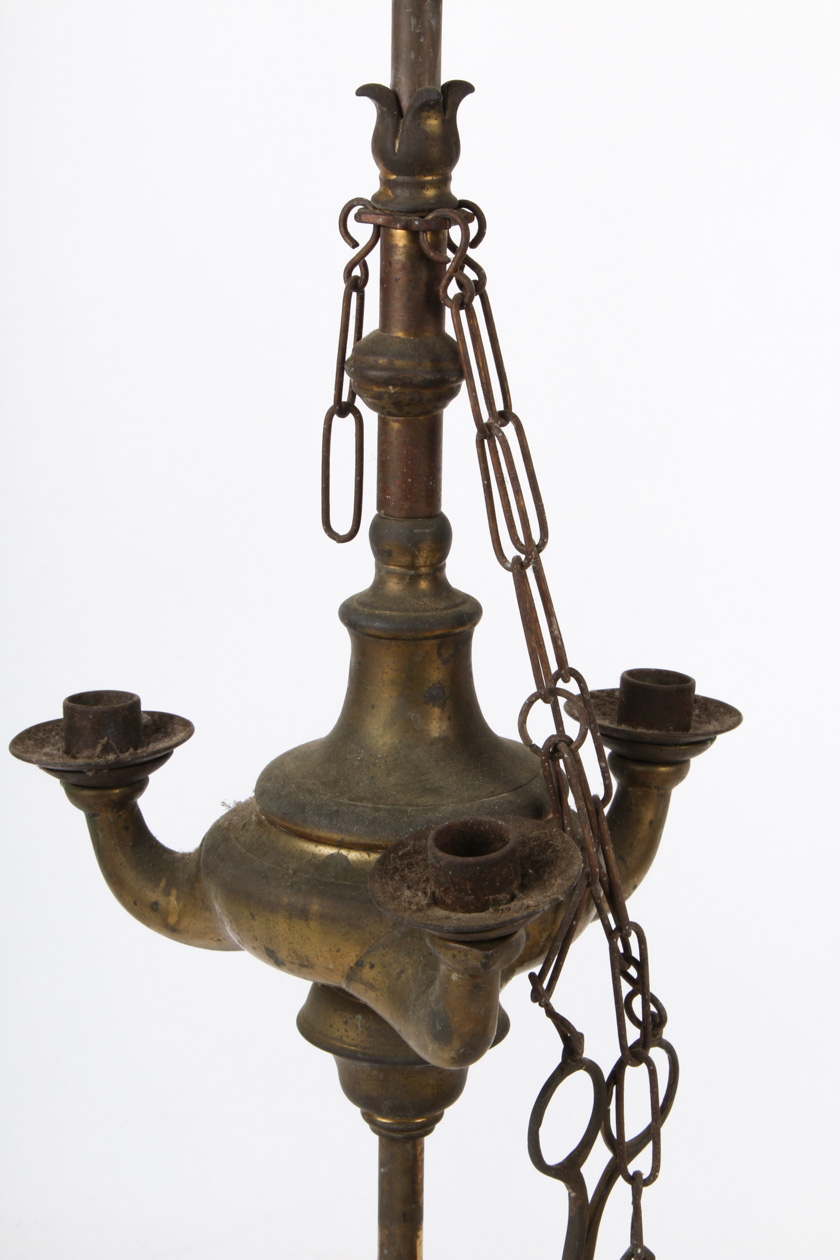 Vintage Brass Oil Lamps