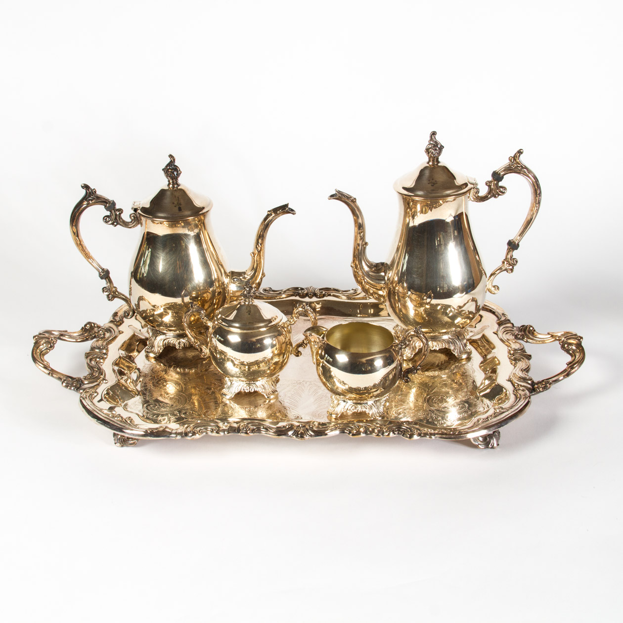 F. B. Rogers Silver Plated Tea and Coffee Service Set