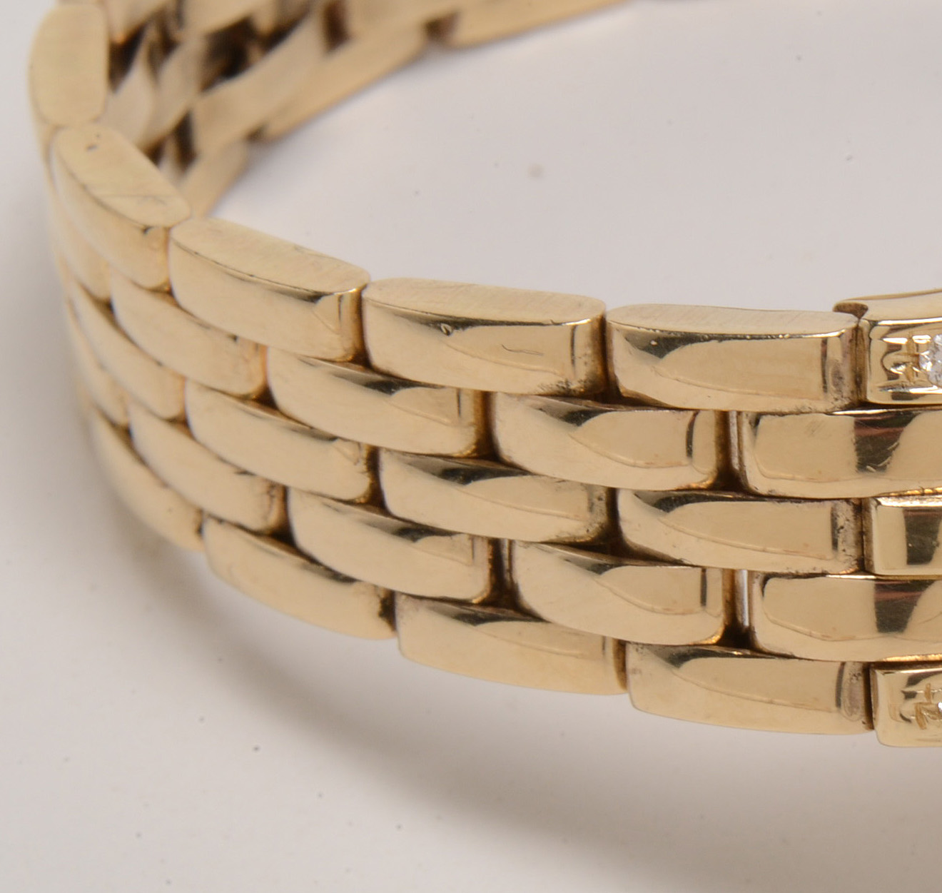 Women's Movado 14K Yellow Gold Diamond Swiss Made Watch